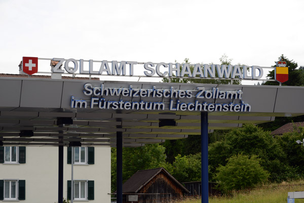 Swiss Customs at Schaanwald, Fürstentum Liechtenstein