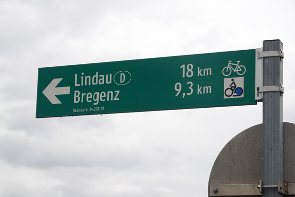 Today's destination - Lindau, Germany via Bregenz