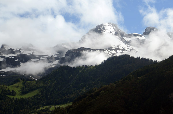 Glarus Alps from the train between Lake Lucerne and Andermatt