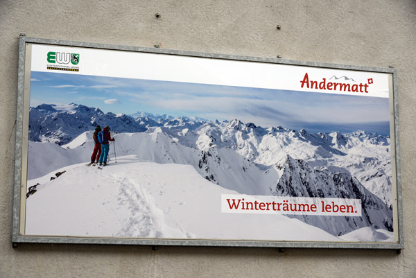 Andermatt tourism promotion - Wintertrume leben