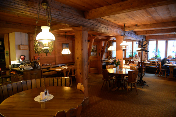 Rustic restaurant in Andermatt
