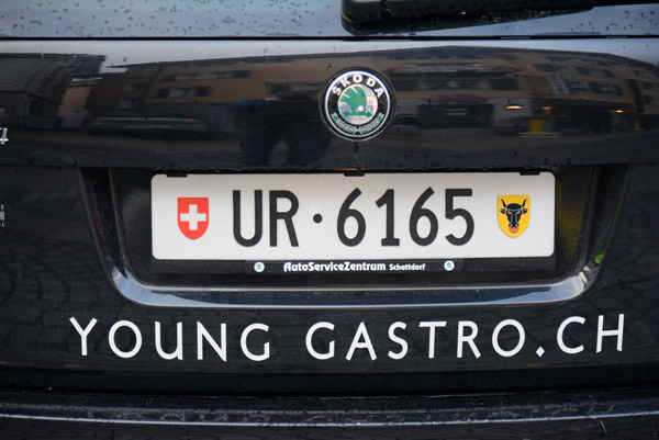 Swiss License Plate, Canton Uri