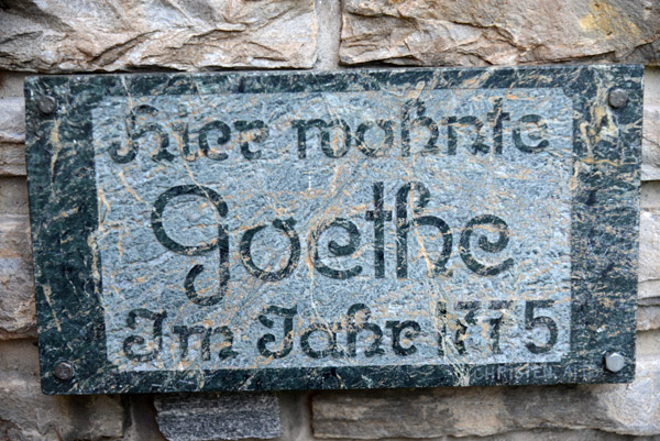 Goethe Slept Here, 1775, Andermatt