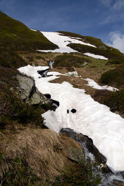 Snowmelt in June, Oberalppass