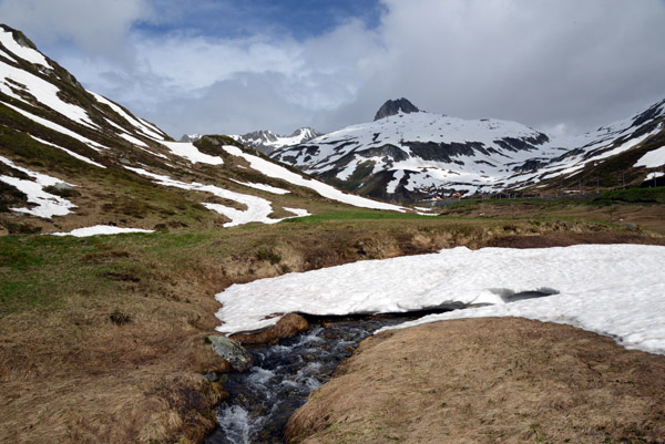 Snowmelt in June, Oberalppass