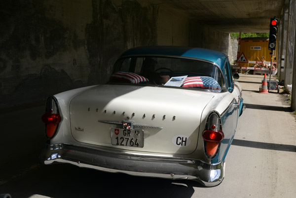 Classic 1957 Studebaker (GR12764), Oberalpstrasse, Graubnden