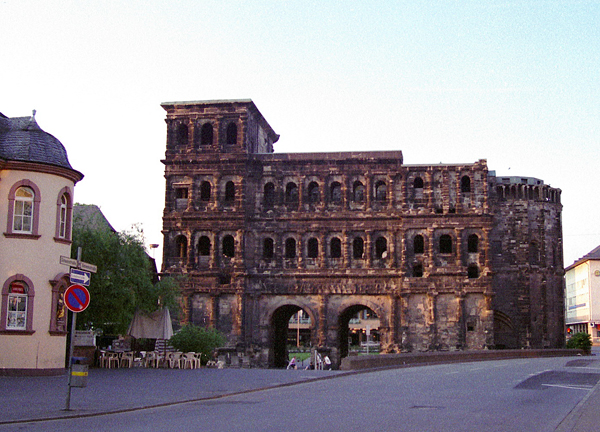 The Porta Negra at Trier, dating from Roman times