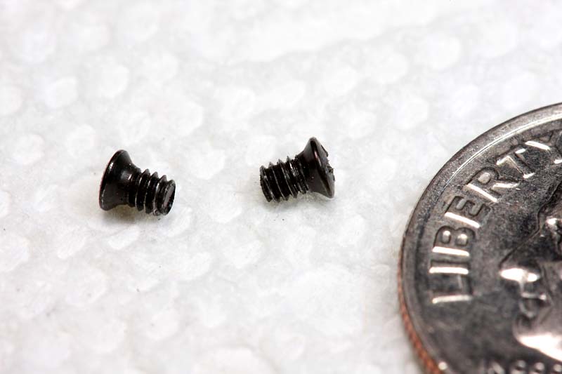 Guide Strip Screws & Dime