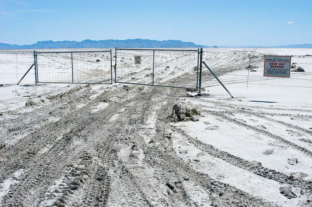 Gate 74 of the Utah Test and Training Range (UTTR)