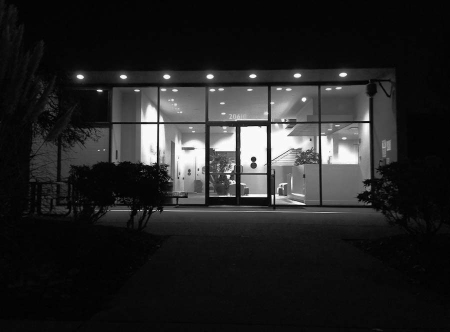 Entrance to an office building