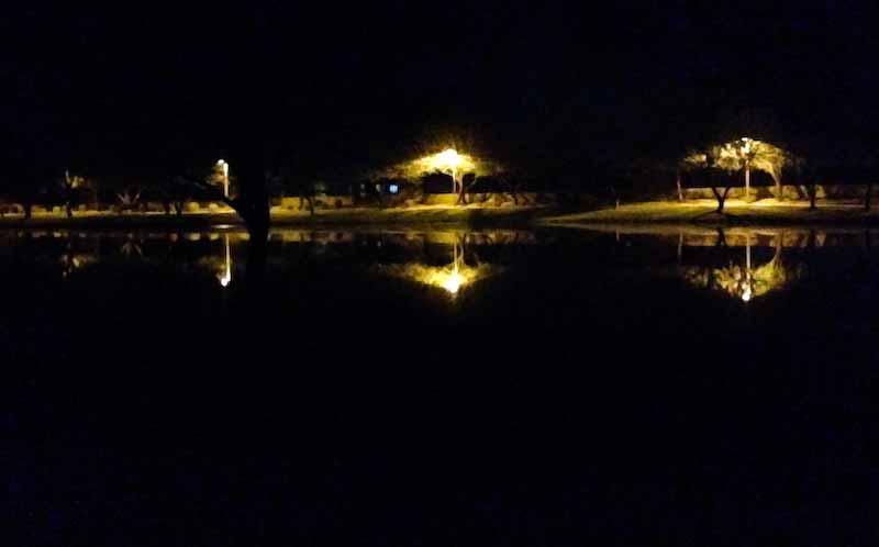 All quiet at the lake