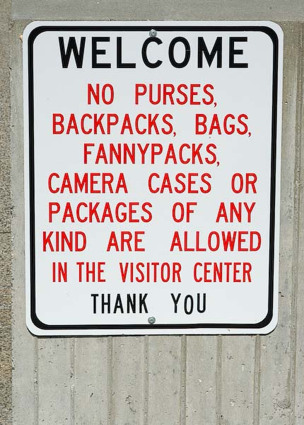 Security demands precautions