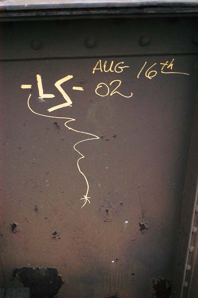 Graffiti on a bridge