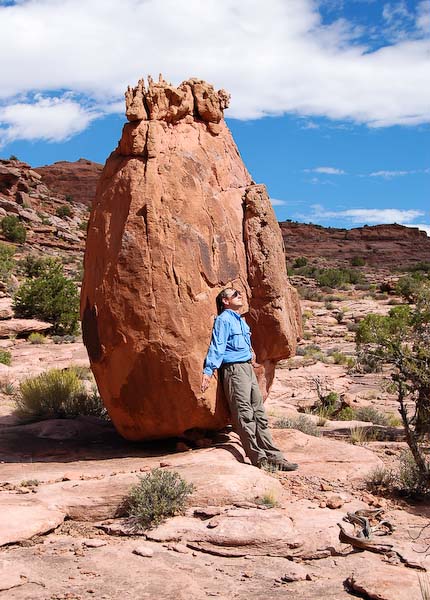 Psychic transmitter 1: in use by a hiker
