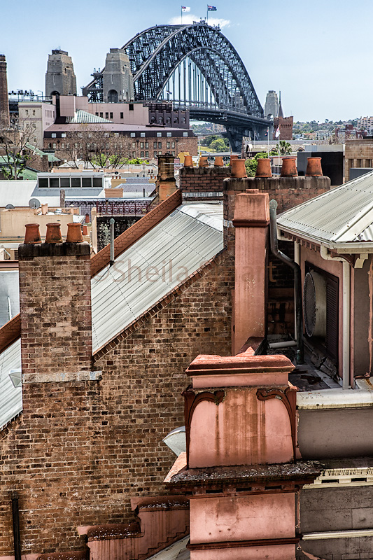 Sydney Harbour Bridge from The Rocks 