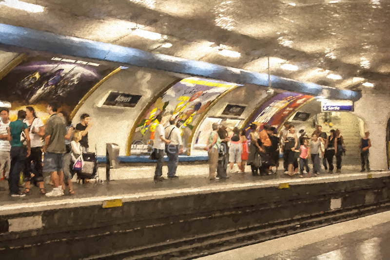 Metro at Anvers, Paris 