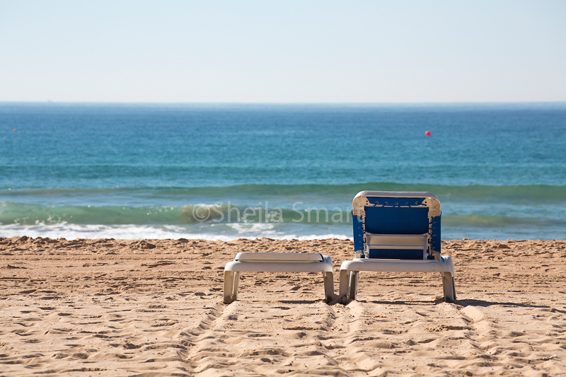 Beach chair on Manly Beach