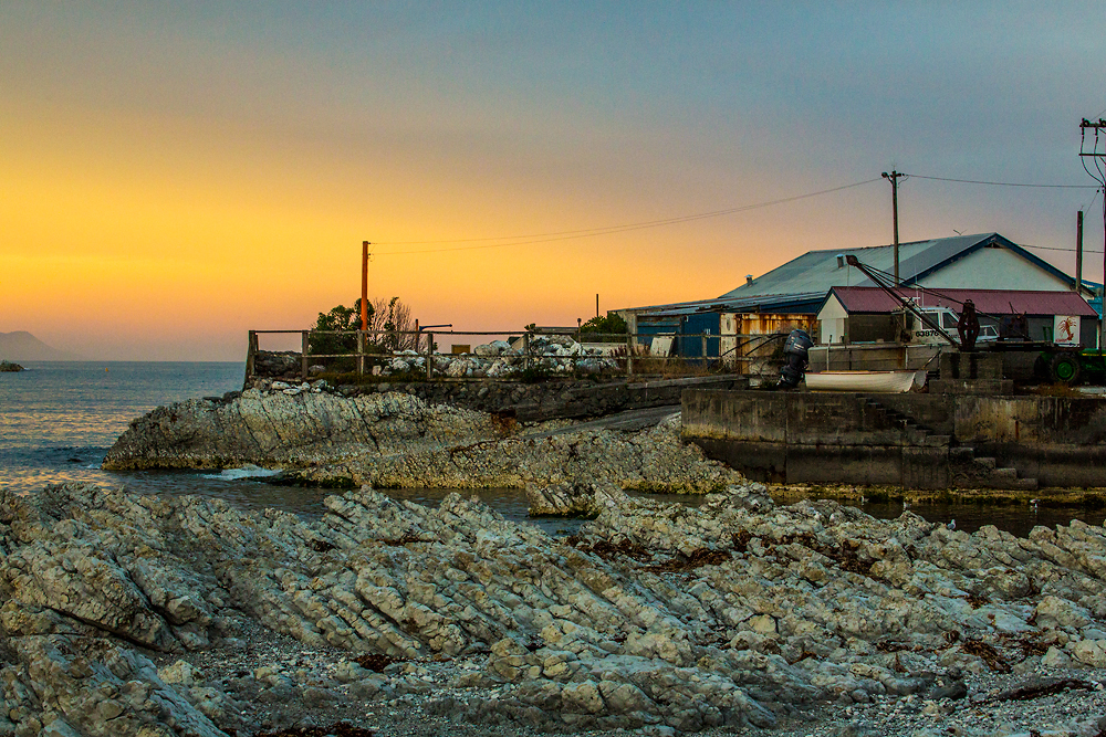 Old fishing shed at Kaikoura