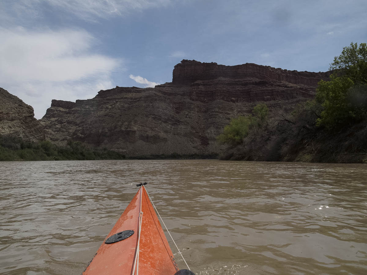 the confluence with the colorado river