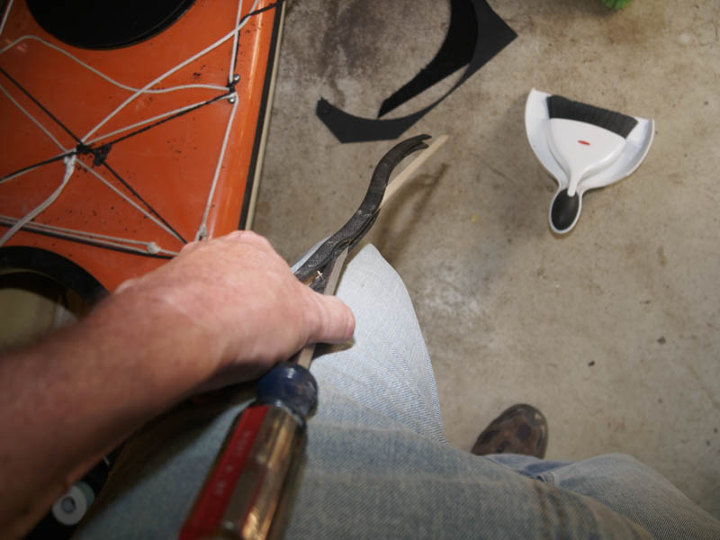 expanding the trim strip.