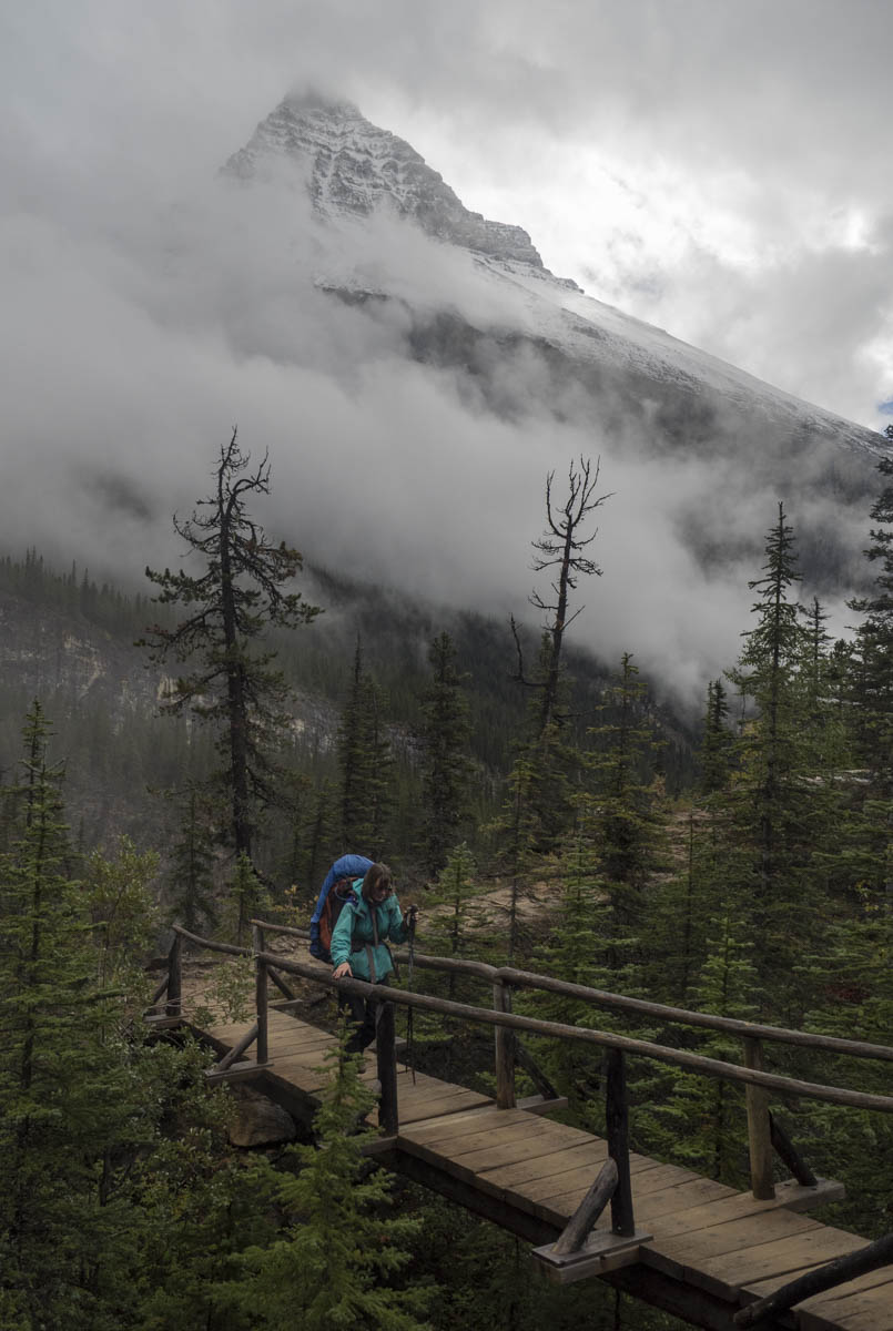 Glimpse of Mt Robson
