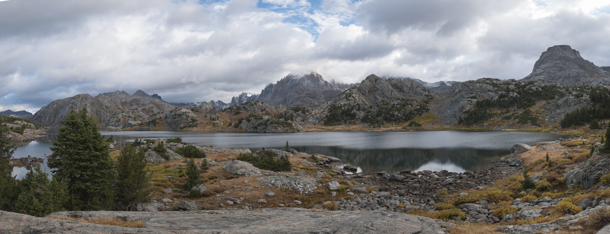 Indian Lake and Fremont Peak