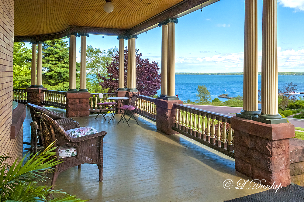 137.2 - Bayfield:  Le Chateau, Front Porch View