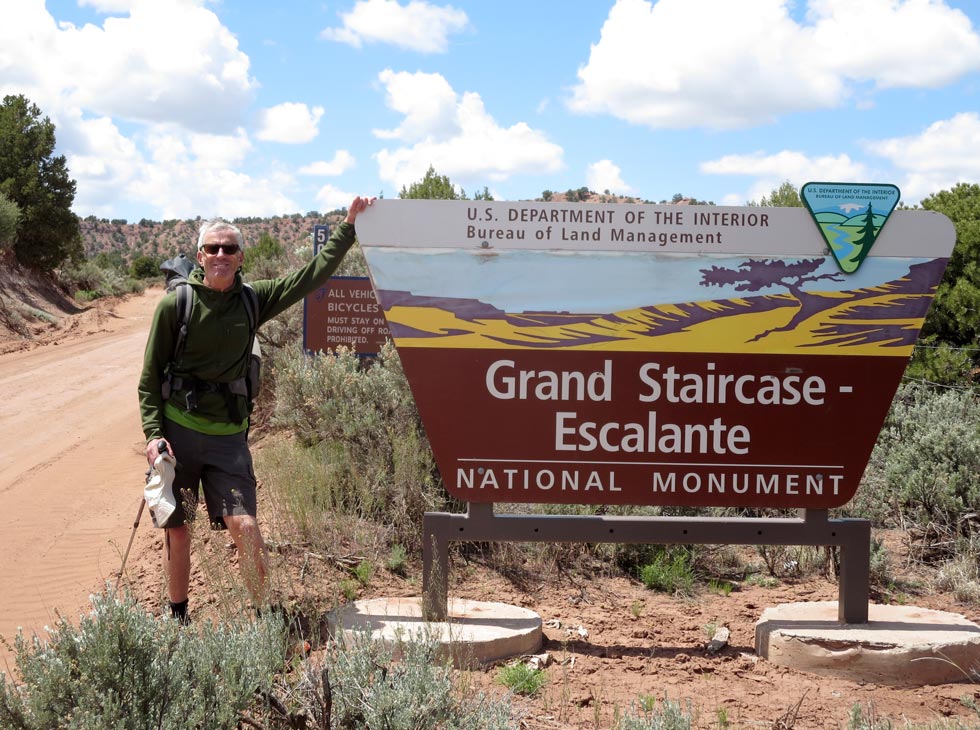 We exit Grand Staircase-Escante National Monument