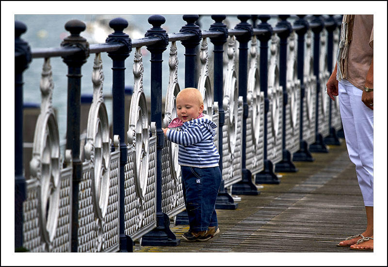 Toddler on Invisible Leash