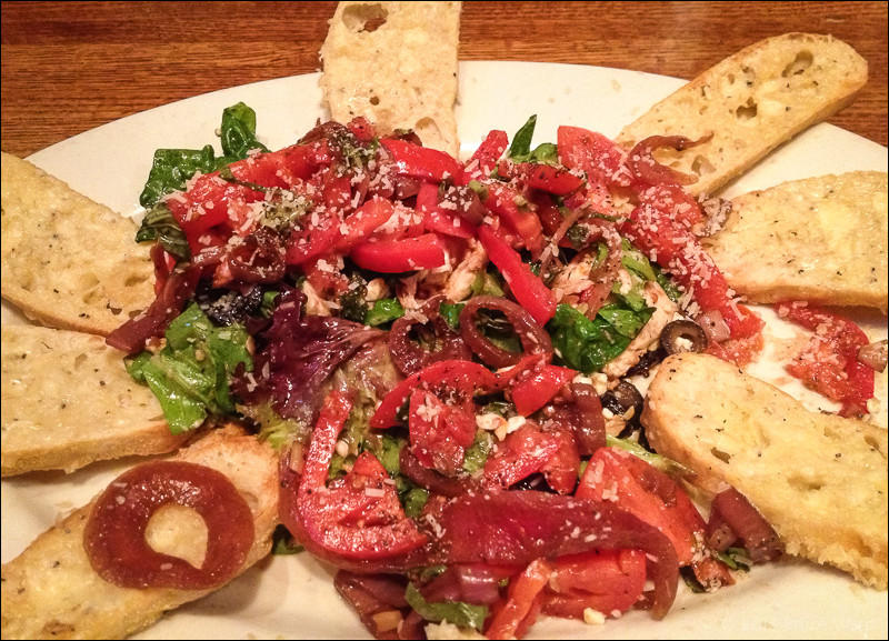 Chicken Salad with Bruschetta