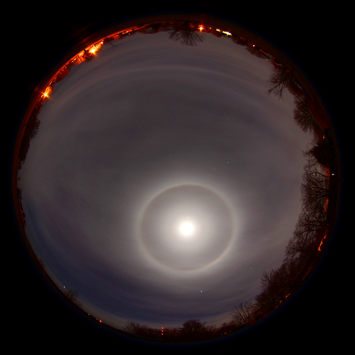 Vivid Lunar Halo