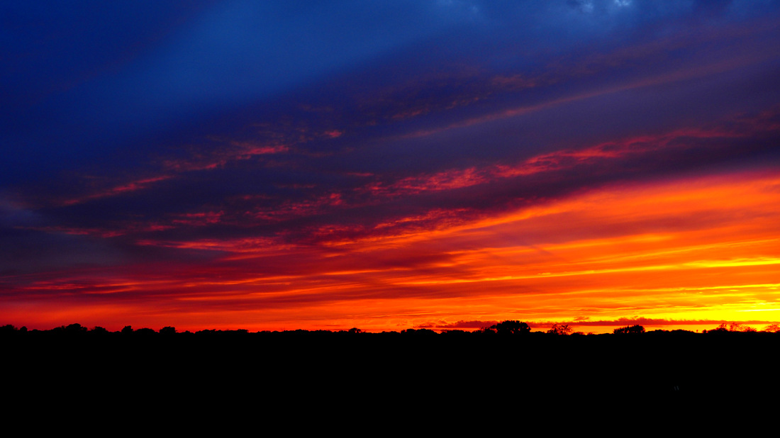 First Fall Sunset