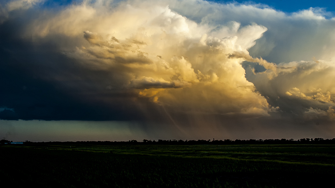 Storms & Rain Over Farmland