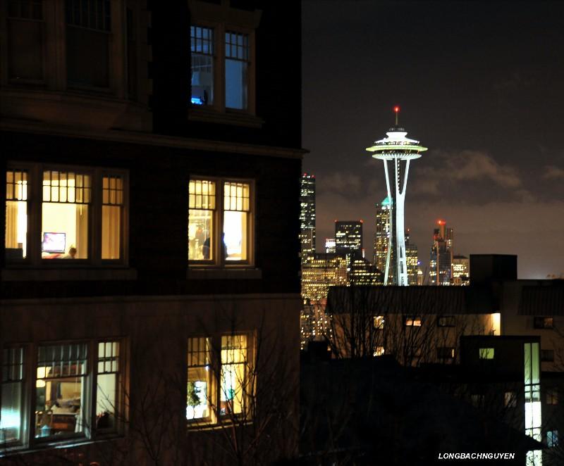 life in Queen Anne and Space Needle