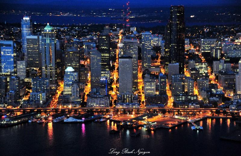 Twilight over Seattle