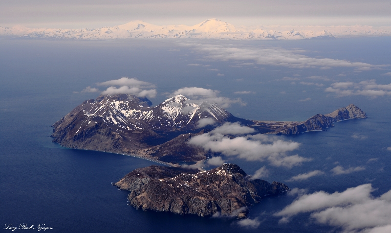 Ushagat Island,  Four Peak, Mt Mt Douglas, Katmai National Park, AK 