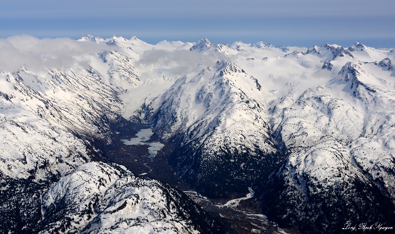 Wosnesenski Glacier and River, Kenai Mountains, Kenai Fjords National Park, AK   