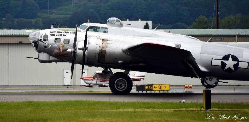 Aluminum Overcast, B-17G Flying Fortress, Boeing Field, Seattle  