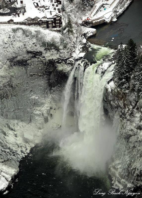 Snoqualmie Falls, Salish Lodge, Snoqualmie River, Washington  