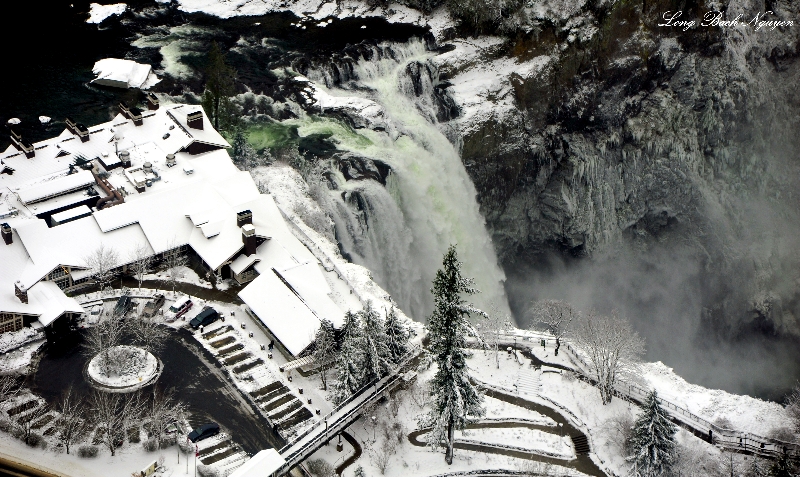 Snoqualmie Falls, Salish Lodge, Snoqualmie River, Washington  