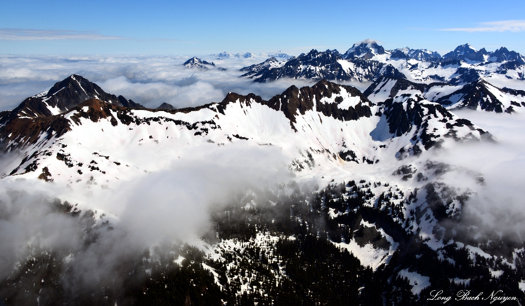 Red Face Mtn, Bear Mountain, Mount Redoubt, North Cascades National Park, Washington 