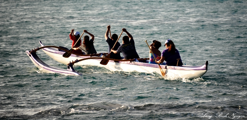 Practice Run, Anaehoomalu Bay, Waikoloa, Big Island, Hawaii  