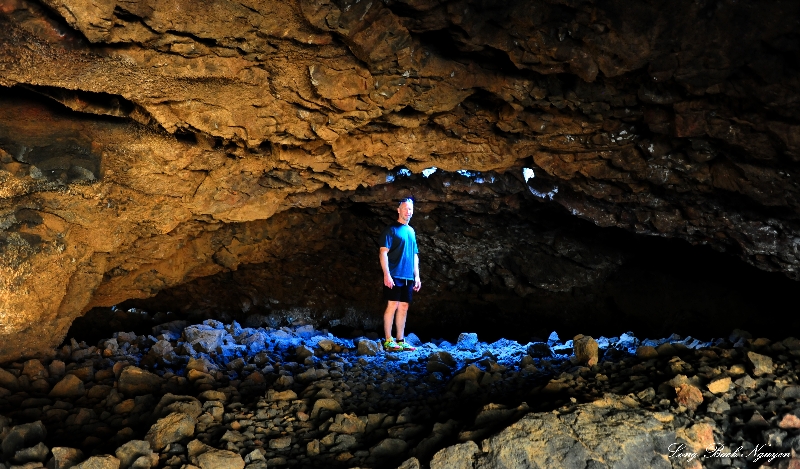 Mark, Lava Cave, Mauna Lani Resort, Big Island, Hawaii 