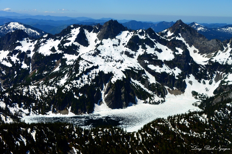 Snow Lake, Chair Peak, Kaleetan Peak, Cascade Mountains, Washington 