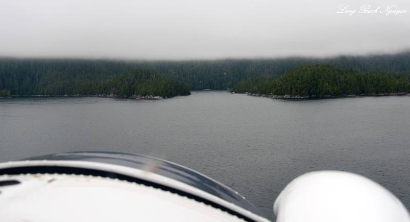 On final to Jane Bay, Vancouver Island, Canada  