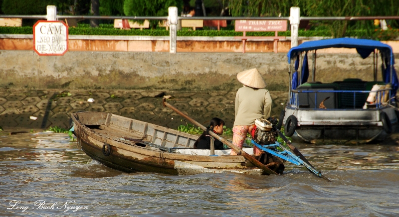 approaching the dock, Can Tho, Vietnam  