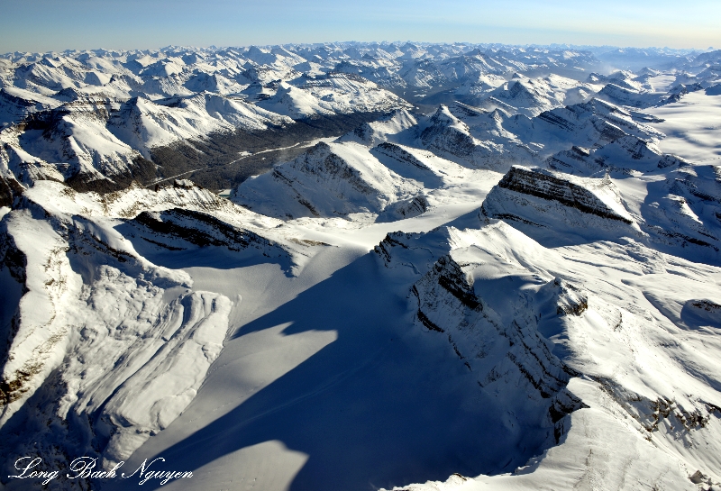 Mistaya Mountain, Barbette Mountain, Mount Patterson, Alberta, Canada  