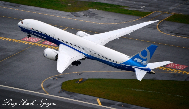 Boeing 787-9 Dreamliner, N789FT, Boeing Field, Seattle, Washington  