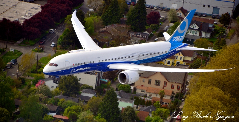 N789FT, Boeing 787-9 Dreamliner, Georgetown, Seattle, Washington  