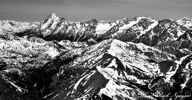 Mount Stuart, Cascade Mountains, Washington State 